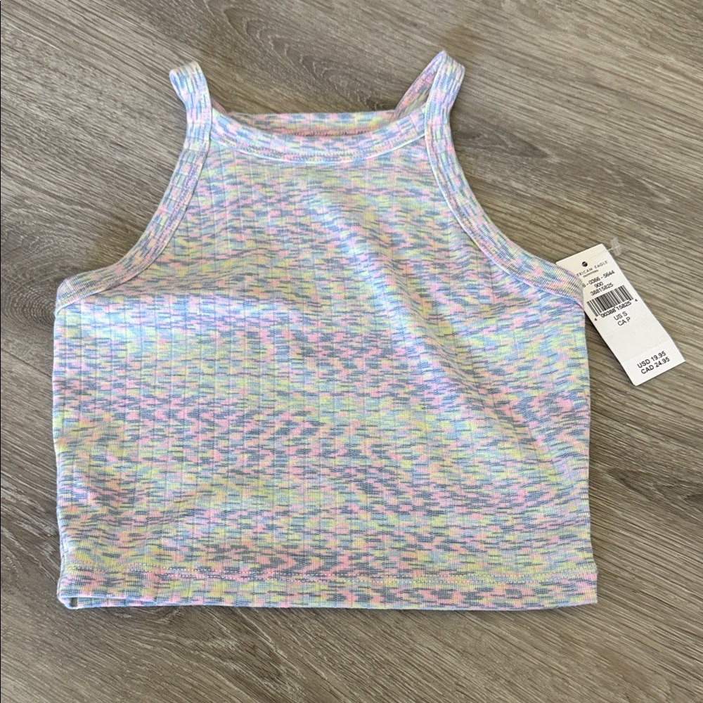 Multicolor Knit Tank Top A&E new juniors small